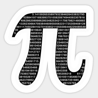 Pi Symbol Pi Day Sticker